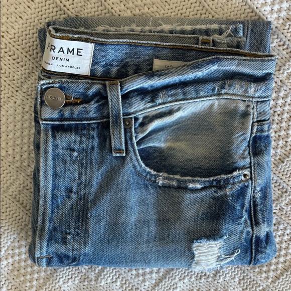 Frame Denim Le Pegged Jean in Aldine wash Women's Sz 26 - Picture 15 of 15